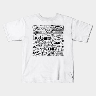 What happened in August in hand-lettering Kids T-Shirt